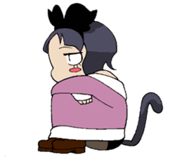 Cat woman (Nekojo) sticker #1081294