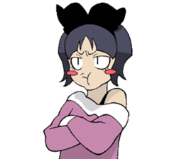 Cat woman (Nekojo) sticker #1081296