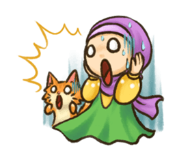 Hijabers & Kitty sticker #1081307