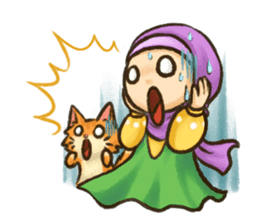 Hijabers & Kitty sticker #1081307