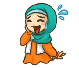 Hijabers & Kitty sticker #1081313