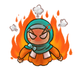 Hijabers & Kitty sticker #1081315