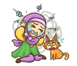 Hijabers & Kitty sticker #1081316