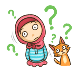 Hijabers & Kitty sticker #1081321