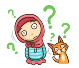 Hijabers & Kitty sticker #1081321
