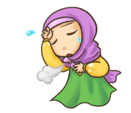 Hijabers & Kitty sticker #1081331