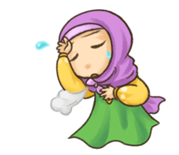Hijabers & Kitty sticker #1081331