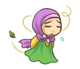 Hijabers & Kitty sticker #1081334