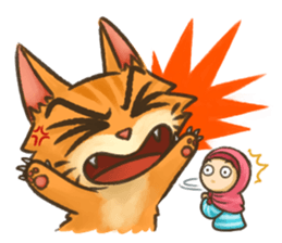 Hijabers & Kitty sticker #1081335