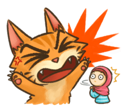 Hijabers & Kitty sticker #1081335