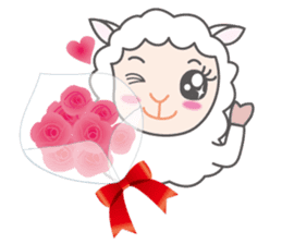 Every day of a playful sheep sticker #1081547