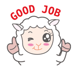 Every day of a playful sheep sticker #1081581