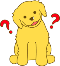 Golden retriever sticker #1082710