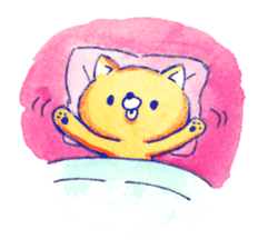 Futon Cat sticker #1083108