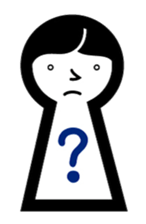 Keyhole girl sticker #1083738