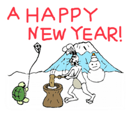 The Hare and the Turtle sticker #1085299