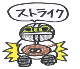 frog place KEROMICHI-AN Baseball sticker #1085494