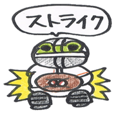 frog place KEROMICHI-AN Baseball sticker #1085494