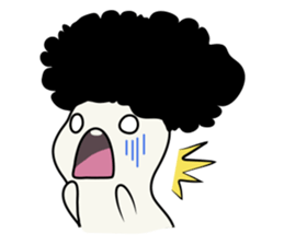 Youkai Afro sticker #1085626