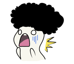 Youkai Afro sticker #1085626