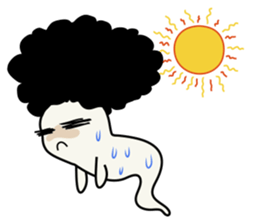 Youkai Afro sticker #1085627