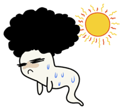 Youkai Afro sticker #1085627
