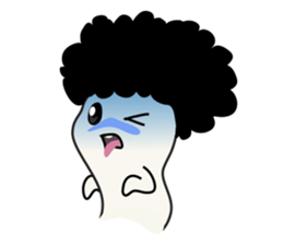 Youkai Afro sticker #1085632