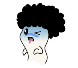 Youkai Afro sticker #1085632