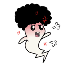 Youkai Afro sticker #1085633