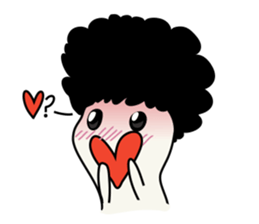 Youkai Afro sticker #1085634