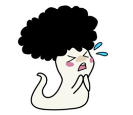 Youkai Afro sticker #1085636