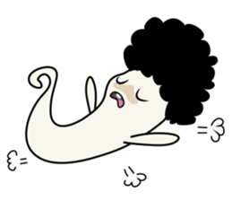 Youkai Afro sticker #1085638