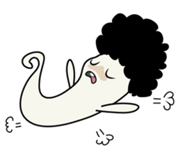 Youkai Afro sticker #1085638