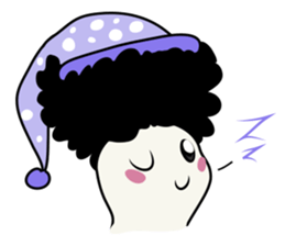 Youkai Afro sticker #1085640