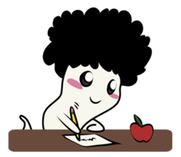 Youkai Afro sticker #1085643