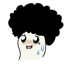 Youkai Afro sticker #1085645