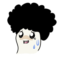 Youkai Afro sticker #1085645