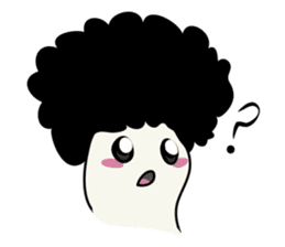 Youkai Afro sticker #1085646