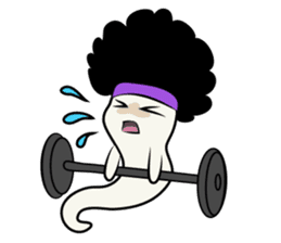 Youkai Afro sticker #1085648
