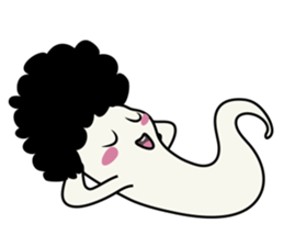 Youkai Afro sticker #1085650