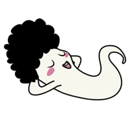 Youkai Afro sticker #1085650