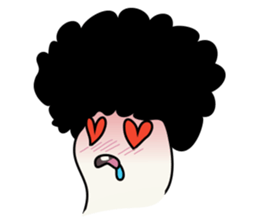 Youkai Afro sticker #1085652