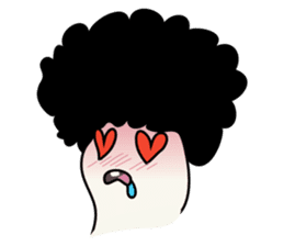 Youkai Afro sticker #1085652