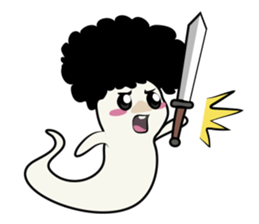 Youkai Afro sticker #1085654