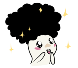 Youkai Afro sticker #1085657