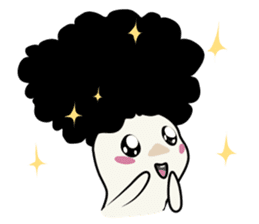 Youkai Afro sticker #1085657