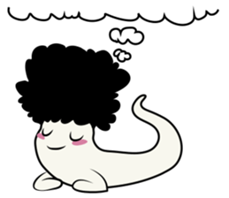 Youkai Afro sticker #1085659