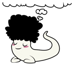 Youkai Afro sticker #1085659