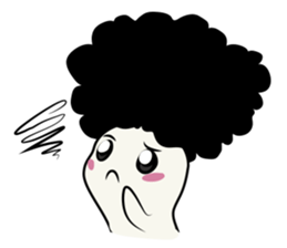 Youkai Afro sticker #1085660