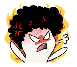 Youkai Afro sticker #1085661